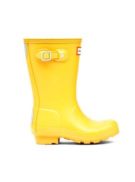 Bota Hunter Original Amarillo para Niño y Niña