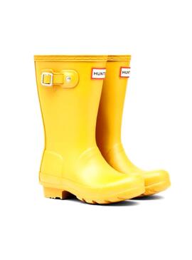 Bota Hunter Original Amarillo para Niño y Niña