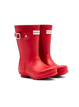 Bota Hunter Little Original Rojo