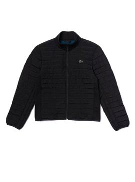 Chaqueta Lacoste Acolchada Negro Hombre