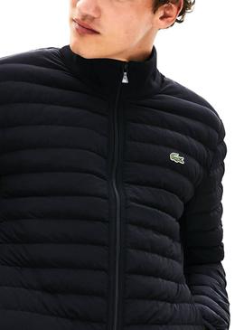 Chaqueta Lacoste Acolchada Negro Hombre