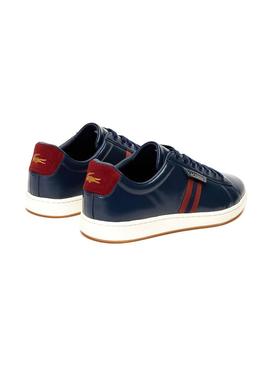 Zapatillas Lacoste Carnaby Evo Marino Hombre 