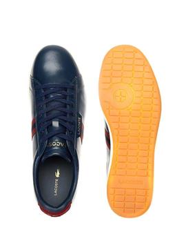 Zapatillas Lacoste Carnaby Evo Marino Hombre 