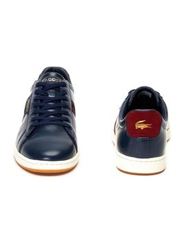 Zapatillas Lacoste Carnaby Evo Marino Hombre 