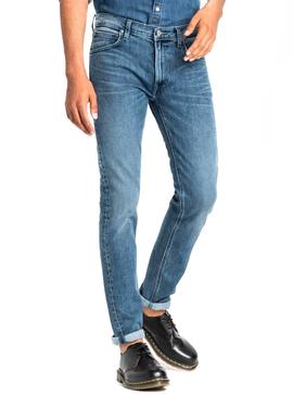 Pantalon Vaquero Lee Luke Mid Denim Hombre