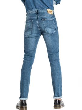 Pantalon Vaquero Lee Luke Mid Denim Hombre