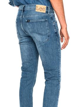 Pantalon Vaquero Lee Luke Mid Denim Hombre