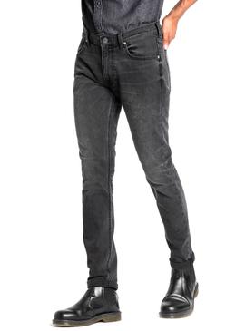 Pantalon Vaquero Lee Luke Gris Hombre