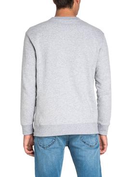 Sudadera Lee Basic Gris Hombre