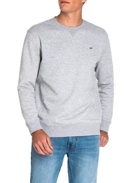 Sudadera Lee Basic Gris Hombre