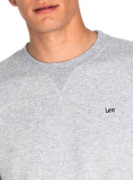 Sudadera Lee Basic Gris Hombre