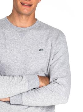 Sudadera Lee Basic Gris Hombre