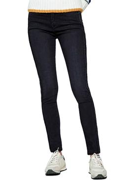 Pantalon Vaquero Pepe Jeans Regent Negro Mujer