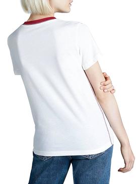 Camiseta Pepe Jeans Makayla Blanco Mujer