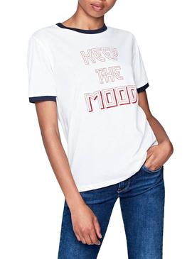 Camiseta Pepe Jeans Mila Blanco Mujer
