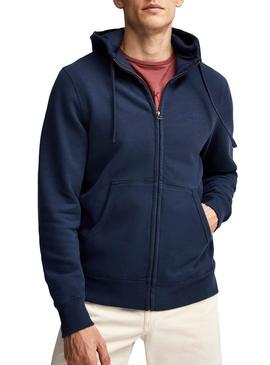 Sudadera Hackett Class Azul Hombre