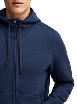 Sudadera Hackett Class Azul Hombre