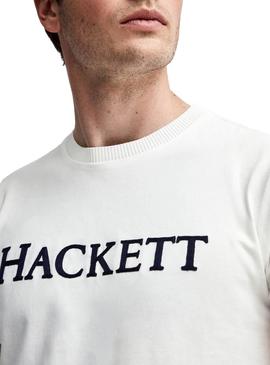 Camiseta Hackett Army Blanco Hombre
