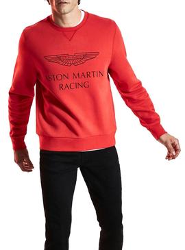 Sudadera Hackett Aston Martin Rojo Hombre