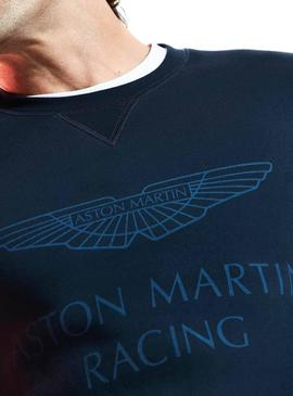 Sudadera Hackett Aston Martin Azul Hombre