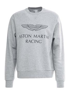 Sudadera Hackett Aston Martin Gris Hombre