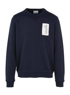 Sudadera Hackett Archive Azul Hombre