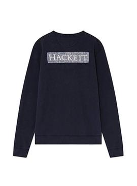 Sudadera Hackett Archive Azul Hombre