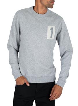 Sudadera Hackett Archive Gris Hombre