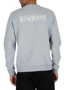 Sudadera Hackett Archive Gris Hombre