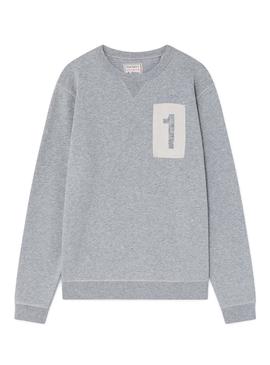 Sudadera Hackett Archive Gris Hombre