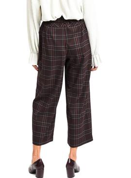 Pantalon Vila Cheek Marron Mujer