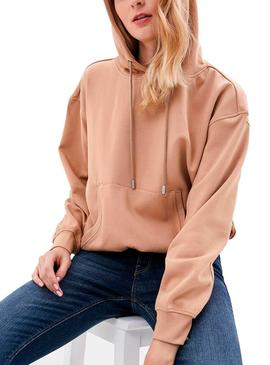 Sudadera Only Abra Beige Mujer