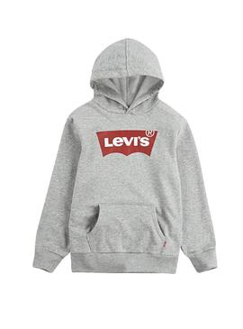 Sudadera Levis Batwing Gris Niño