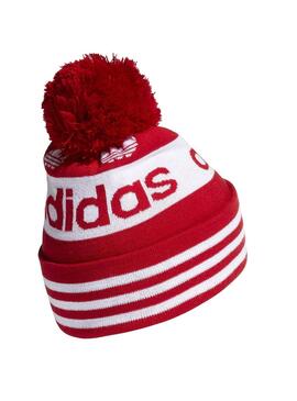 Gorro Adidas Jacquard Rojo Niño y Niña