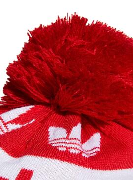 Gorro Adidas Jacquard Rojo Niño y Niña