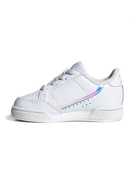 Zapatillas Adidas Continental 80E Blanco Kids