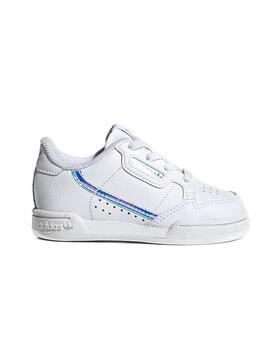 Zapatillas Adidas Continental 80E Blanco Kids