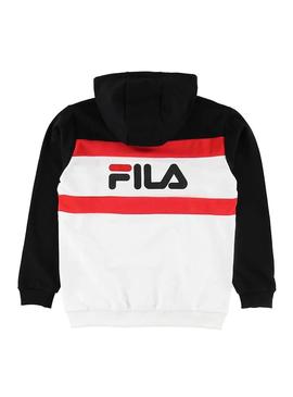 Sudadera Fila Logo Negro Niño