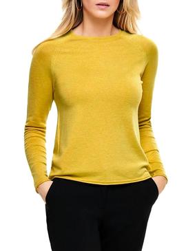 Jersey Only Mila Lacy Amarillo Mujer