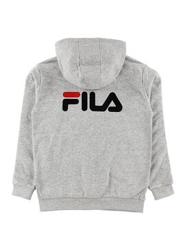 Sudadera Fila Hoody Gris Niño