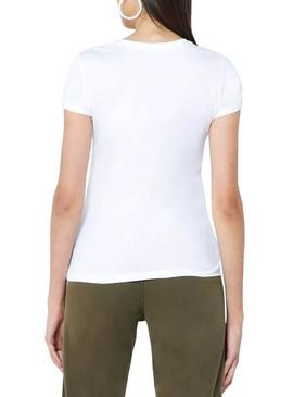 Camiseta Only Pacey Blanco Mujer