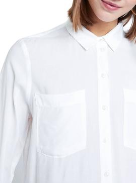 Camisa Only Frita Blanco Mujer