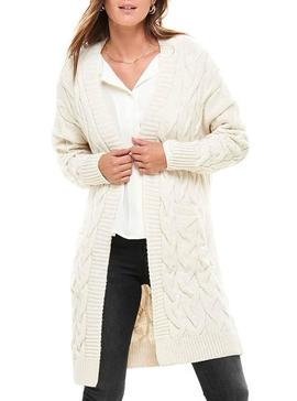 Chaqueta Only Freyah Beige Mujer