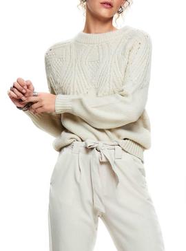 Jersey Only Lanelia Beige Mujer
