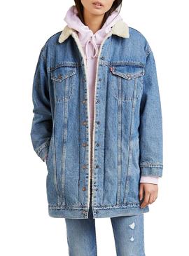 Cazadora Vaquera Levis New Lenghen Sher Para Mujer