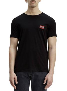 Pack Camisetas Levis Graphic Blanco Negro Hombre