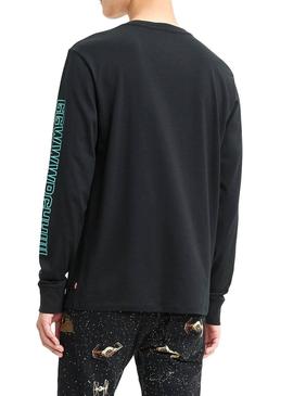 Camiseta Levis colección Star Wars Chewbacca Negro para Hombre