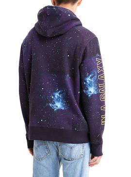 Sudadera Levis Star Wars Galaxy Morado Hombre