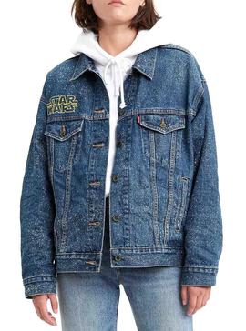 Cazadora Levis Star Wars Denim Trucker Para Mujer