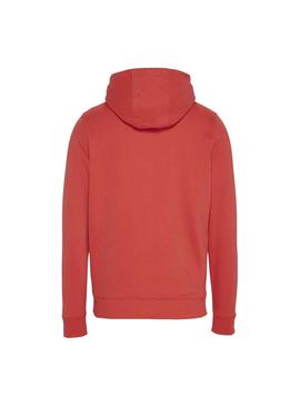 Sudadera Tommy Jeans Essential 1985 Rojo Hombre
